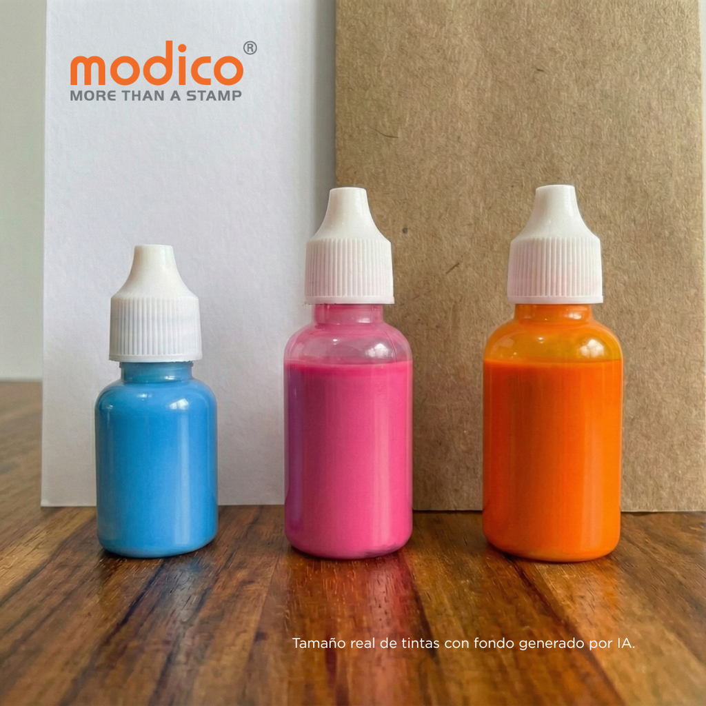 Tinta para Papel (Stamp) (Negro, 10ml)