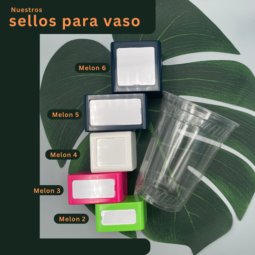 Sello para vaso cristal o superficies rígidas 12oz, 16oz